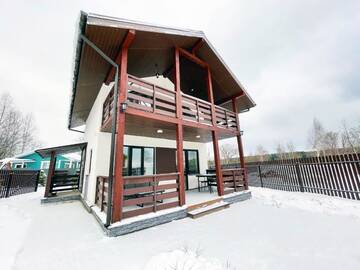 Фото номера Вилла с 2 спальнями Гостиница Коттеджи на берегу Волги River Houses г. Калязин 2